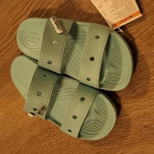 Sold - NWT Crocs sandals mint colored